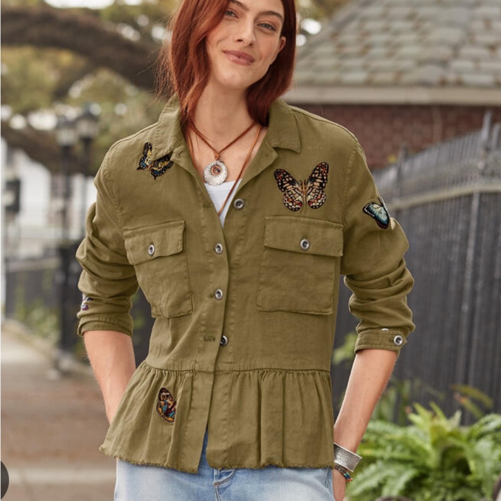 Sundance Butterfly Legends Jacket Medium Petite